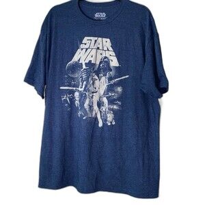 Star Wars T-Shirt Men’s Size 2X Color Blue Graphic